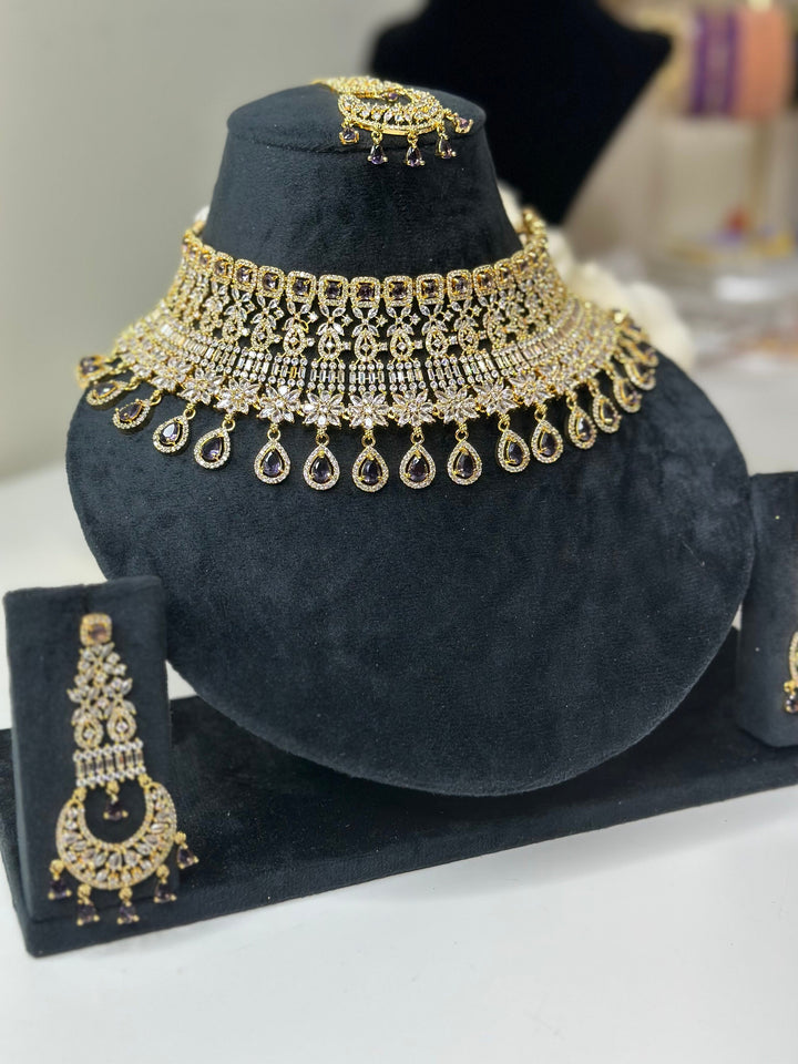 Jean CZ Necklace ADset025