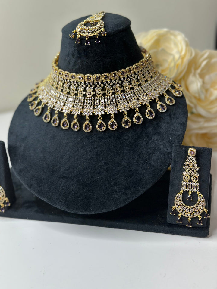 Jean CZ Necklace ADset025