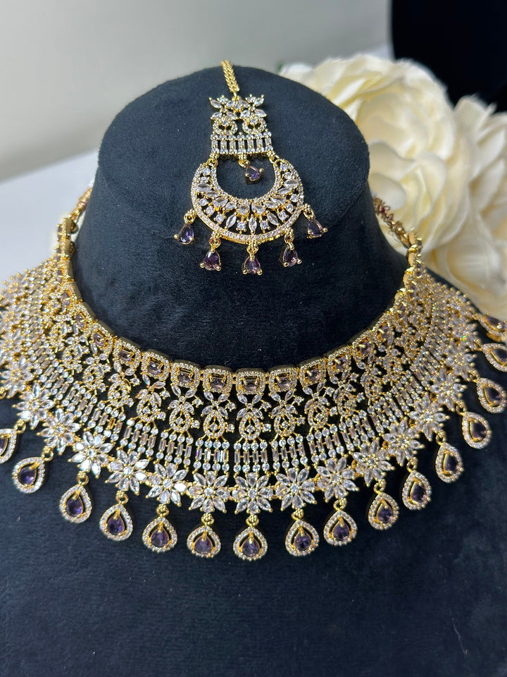 Jean CZ Necklace ADset025