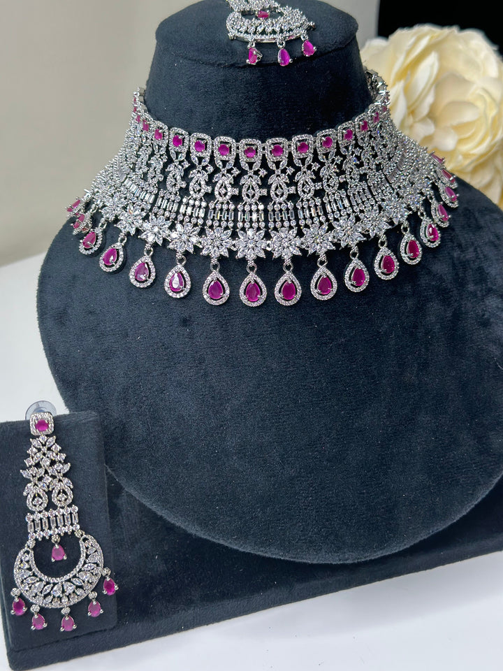 Jean CZ Necklace ADset025