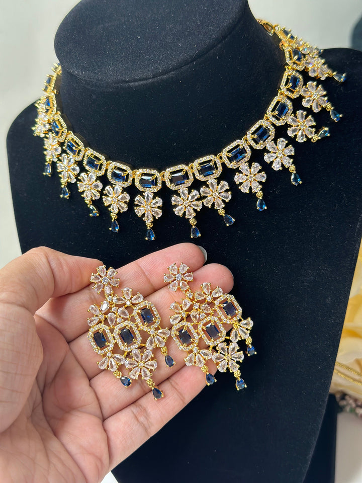 Riley CZ Necklace adset041