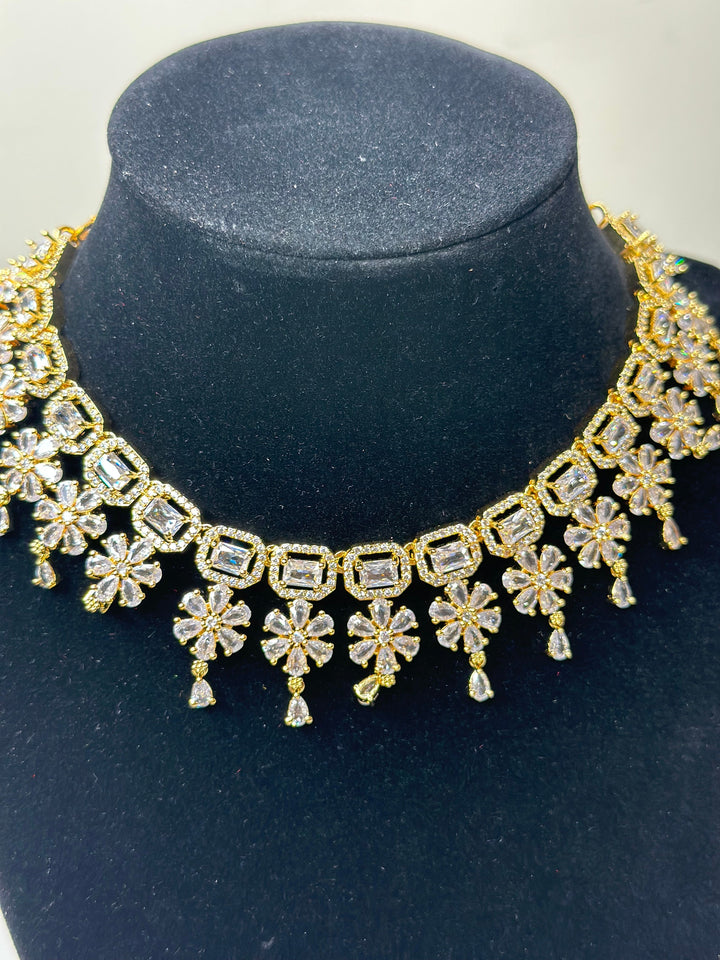 Riley CZ Necklace ADset041