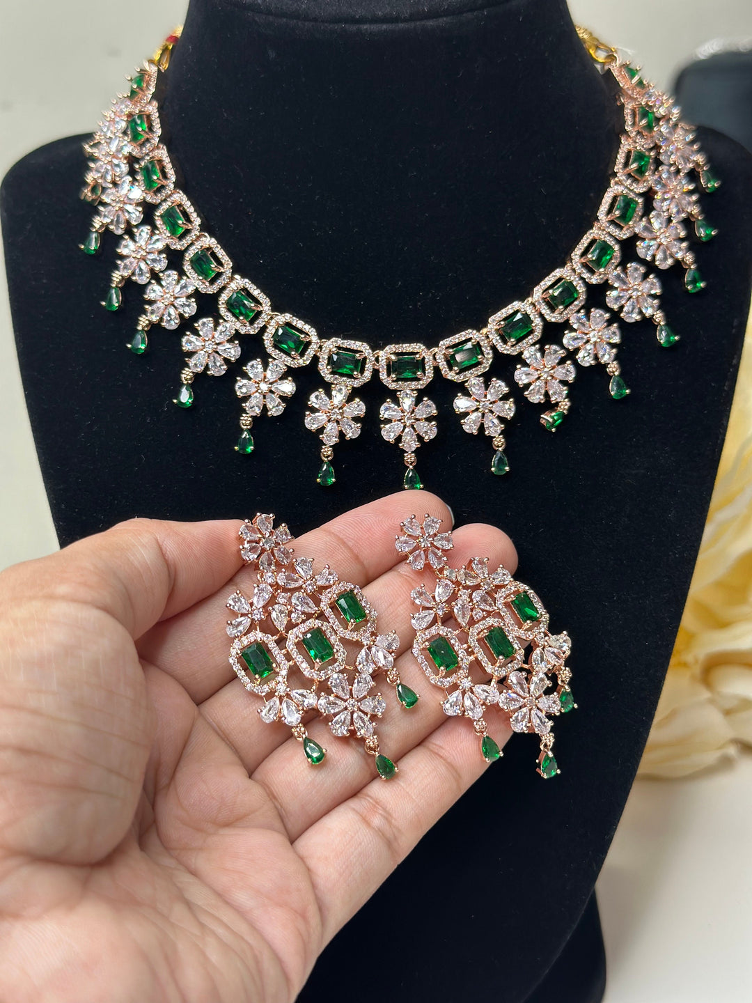 Riley CZ Necklace ADset041