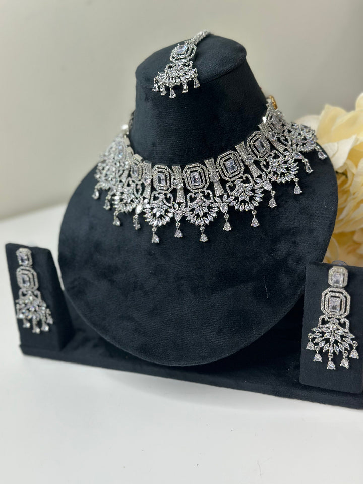 Aria CZ Necklace ADset015