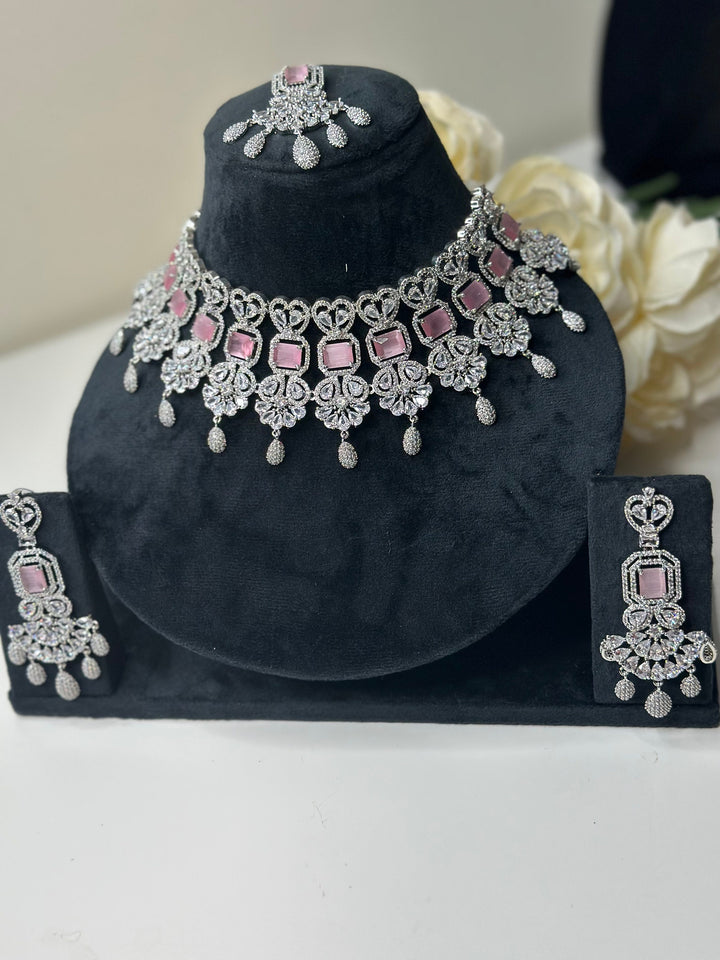 Isa CZ Necklace ADset011