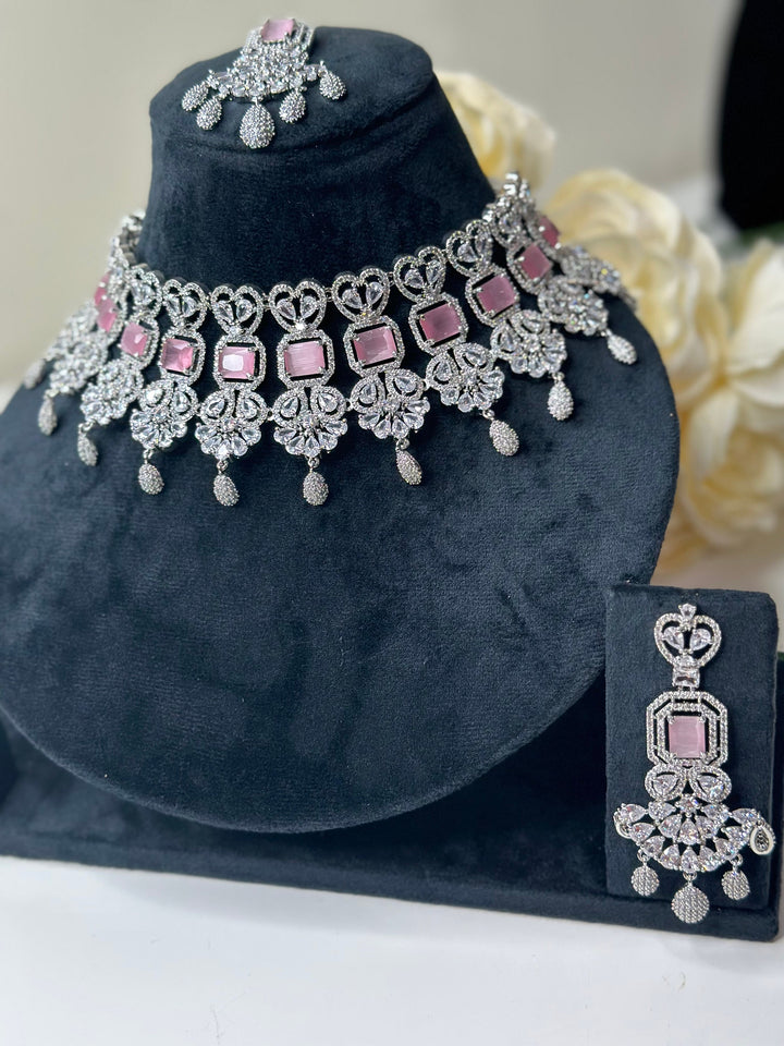 Isa CZ Necklace ADset011