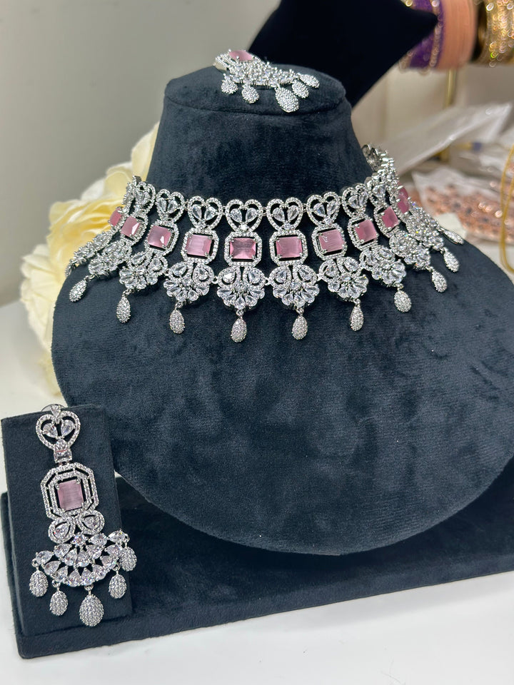 Isa CZ Necklace ADset011