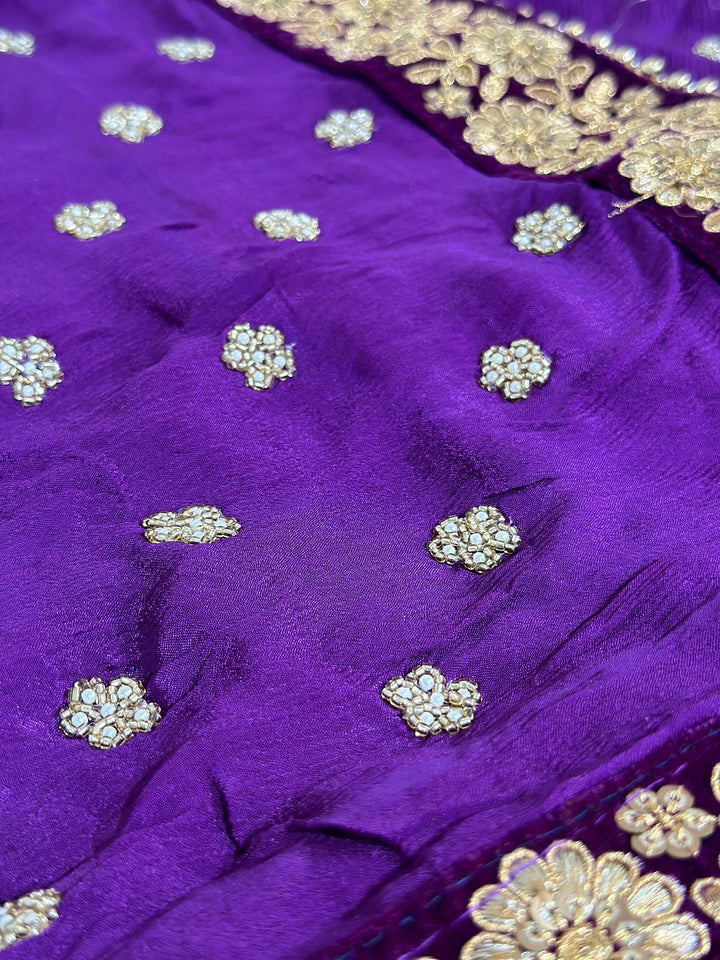 Traditional Embroidered Work Bridal Dupatta