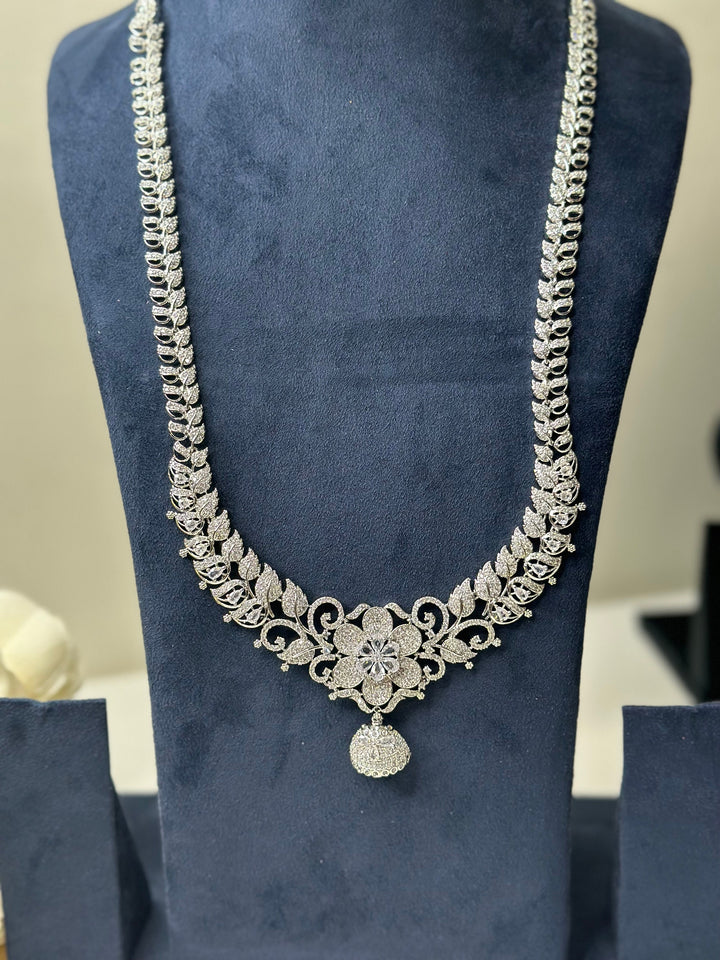 Radha CZ Long Necklace