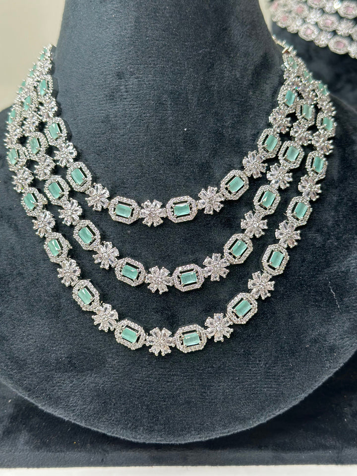 CZ Layered Neckalce