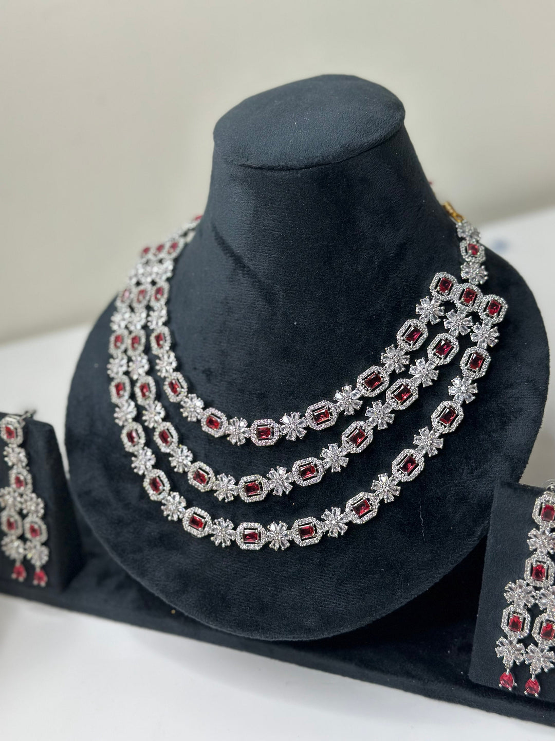 CZ Layered Neckalce