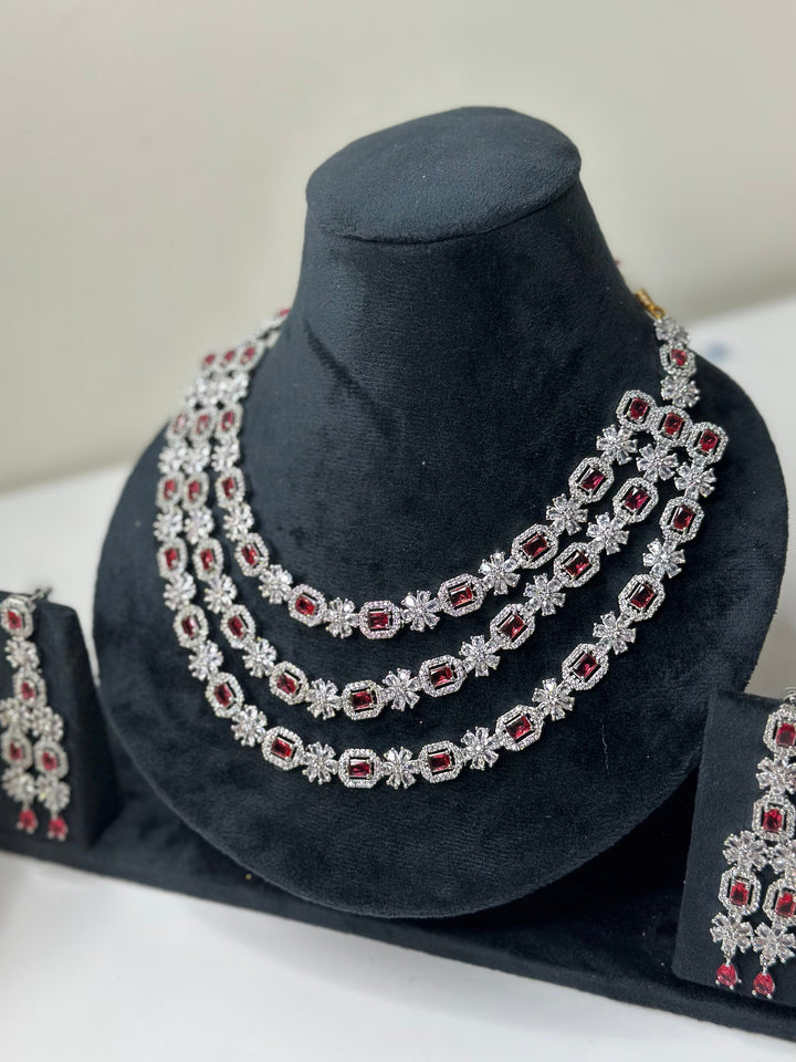 CZ Layered Neckalce