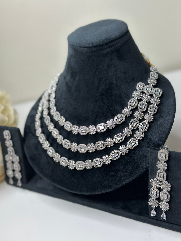 CZ Layered Neckalce