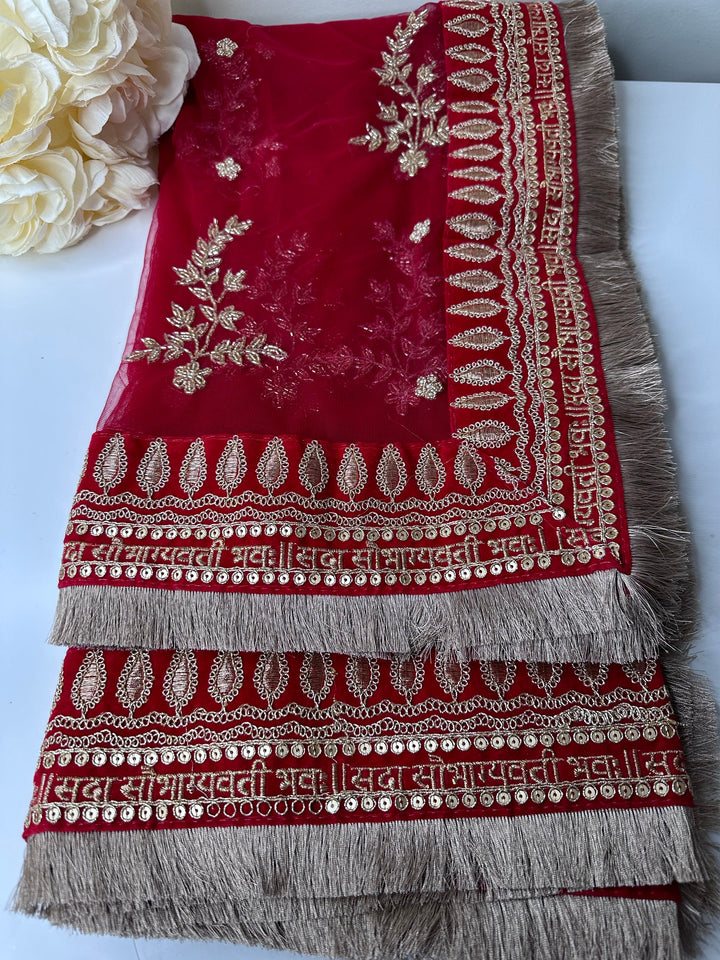 Traditional Bridal Work Dupatta