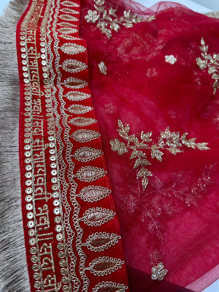 Traditional Bridal Work Dupatta