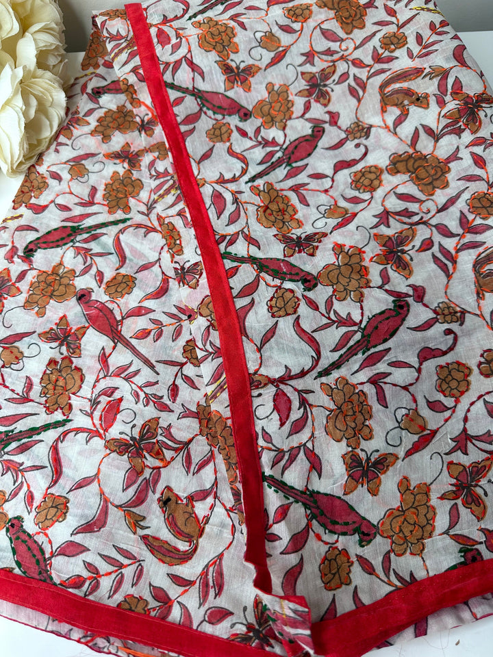 Traditional Embroidered Work  Dupatta