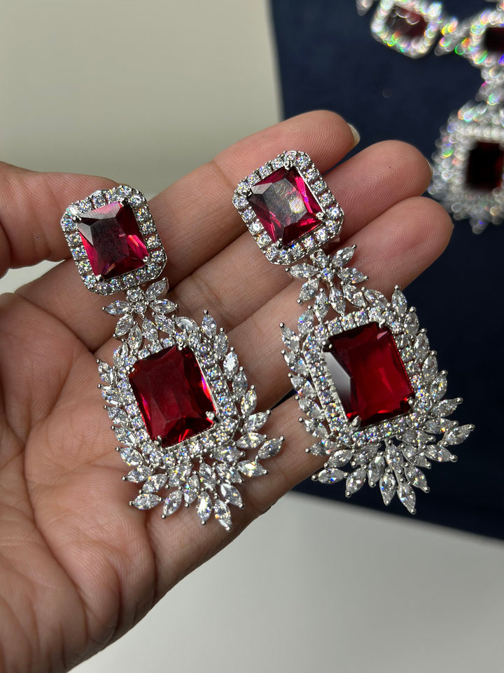 Lia CZ Layered Necklace ADset008