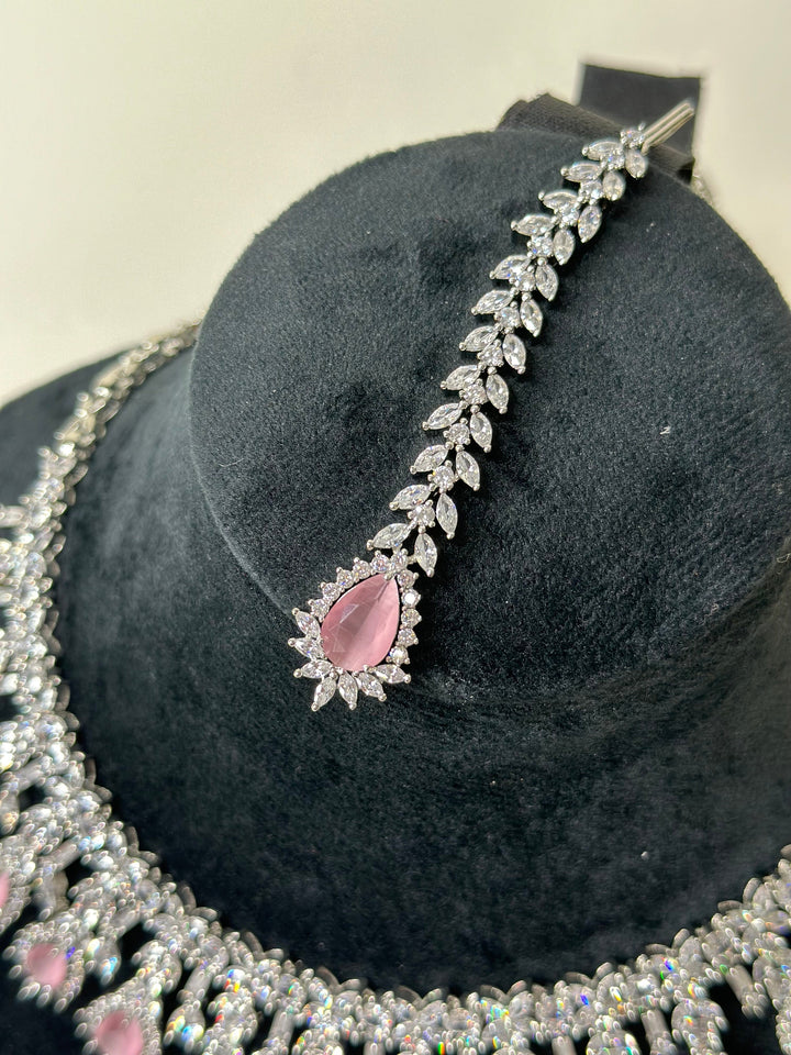 Ivy CZ Necklace AD Set009