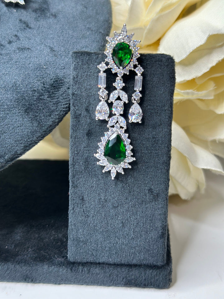 Ivy CZ Necklace Set AD Set009