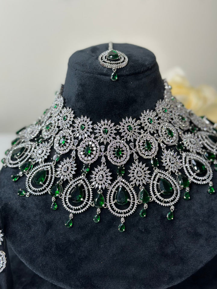 Zia CZ Necklace AD Set013