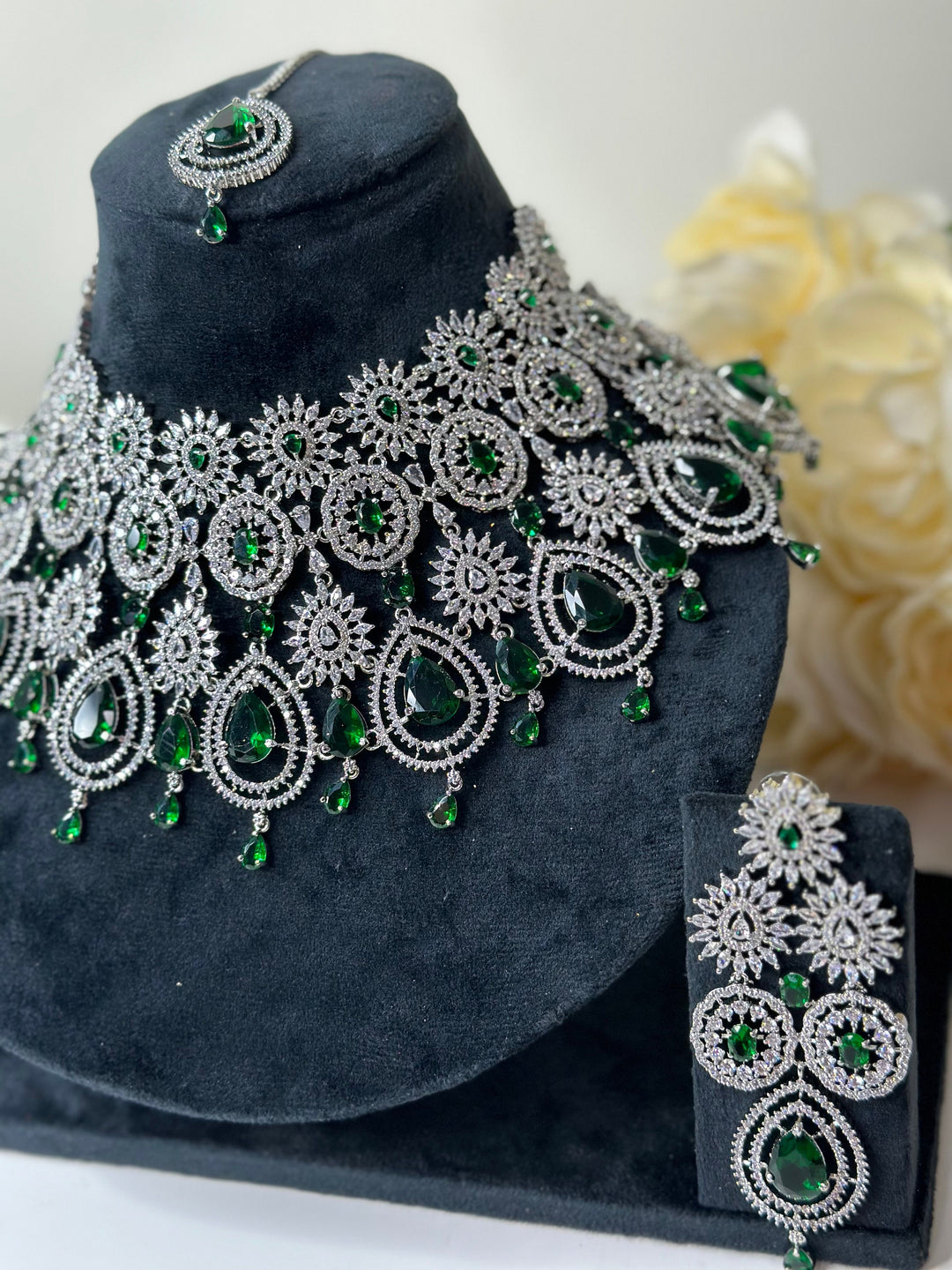 Zia CZ Necklace AD Set013