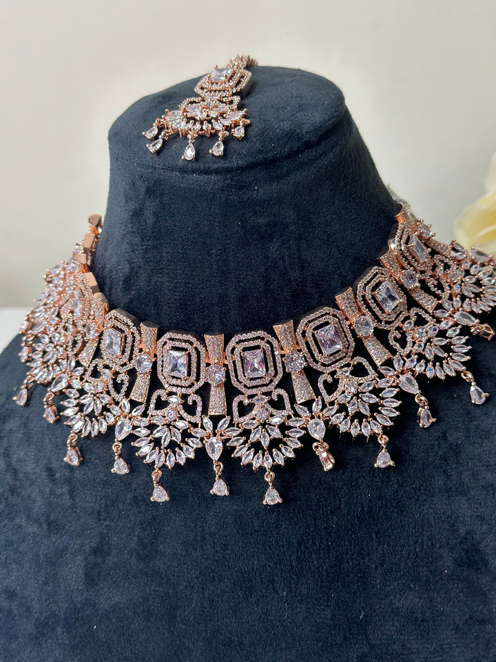 Aria CZ Necklace AD Set015
