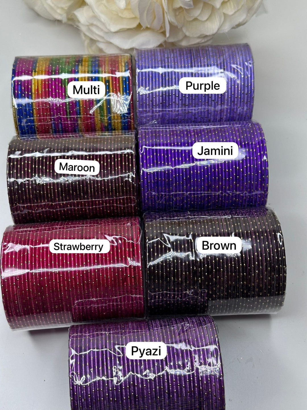 Jashmin Golden Dotted Bangles