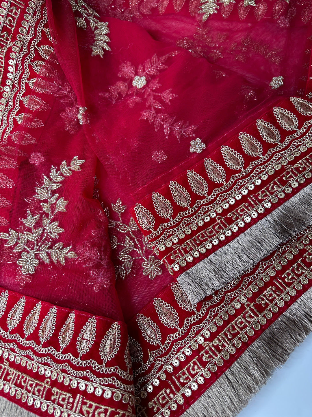 Traditional Bridal Work Dupatta