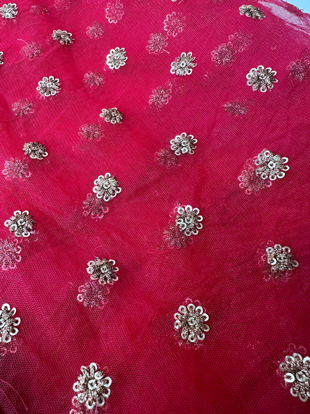 Traditional Embroidered Work Bridal Dupatta