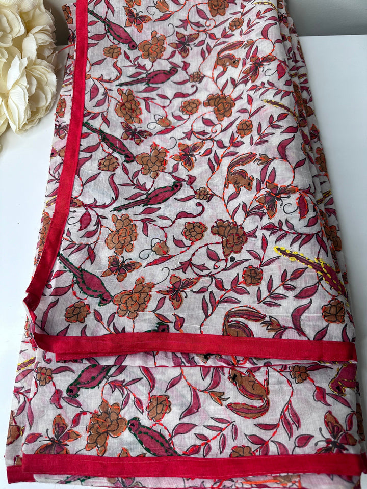 Traditional Embroidered Work  Dupatta