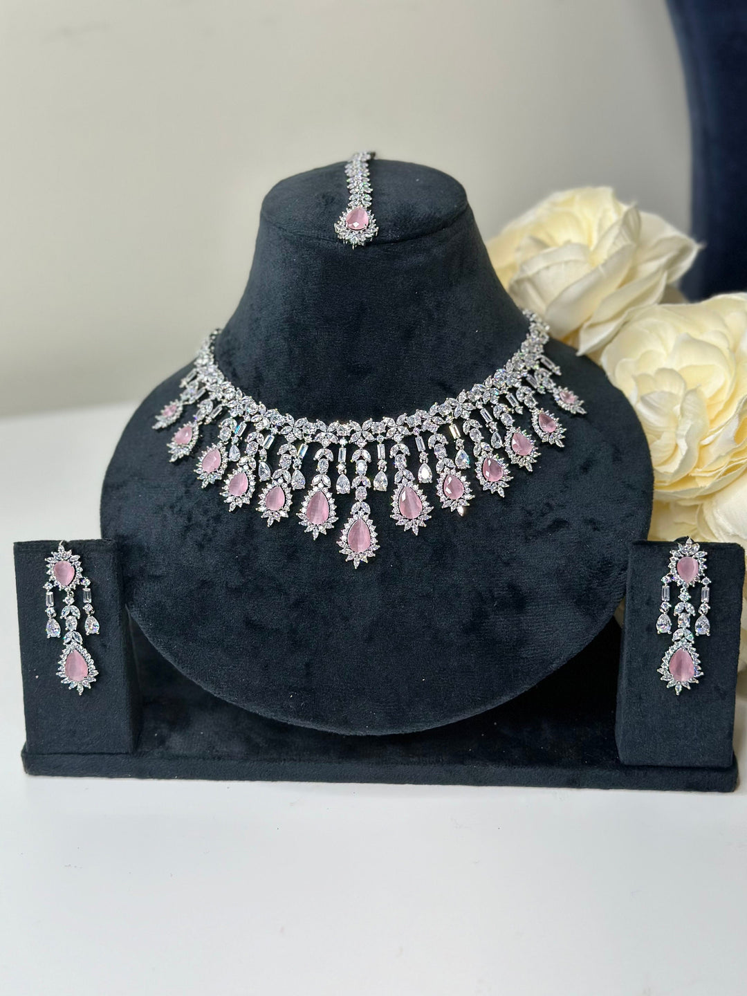 Ivy CZ Necklace AD Set009