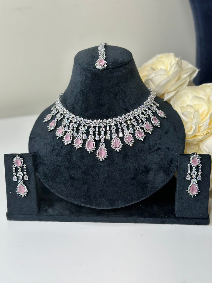 Ivy CZ Necklace AD Set009