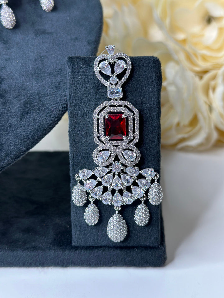 Isa CZ Necklace AD Set011