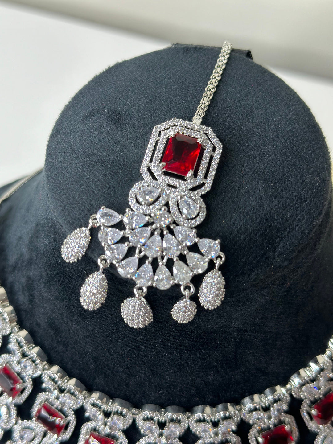Isa CZ Necklace AD Set011