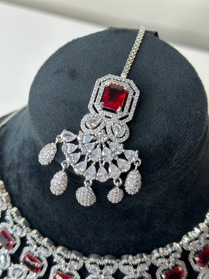 Isa CZ Necklace AD Set011