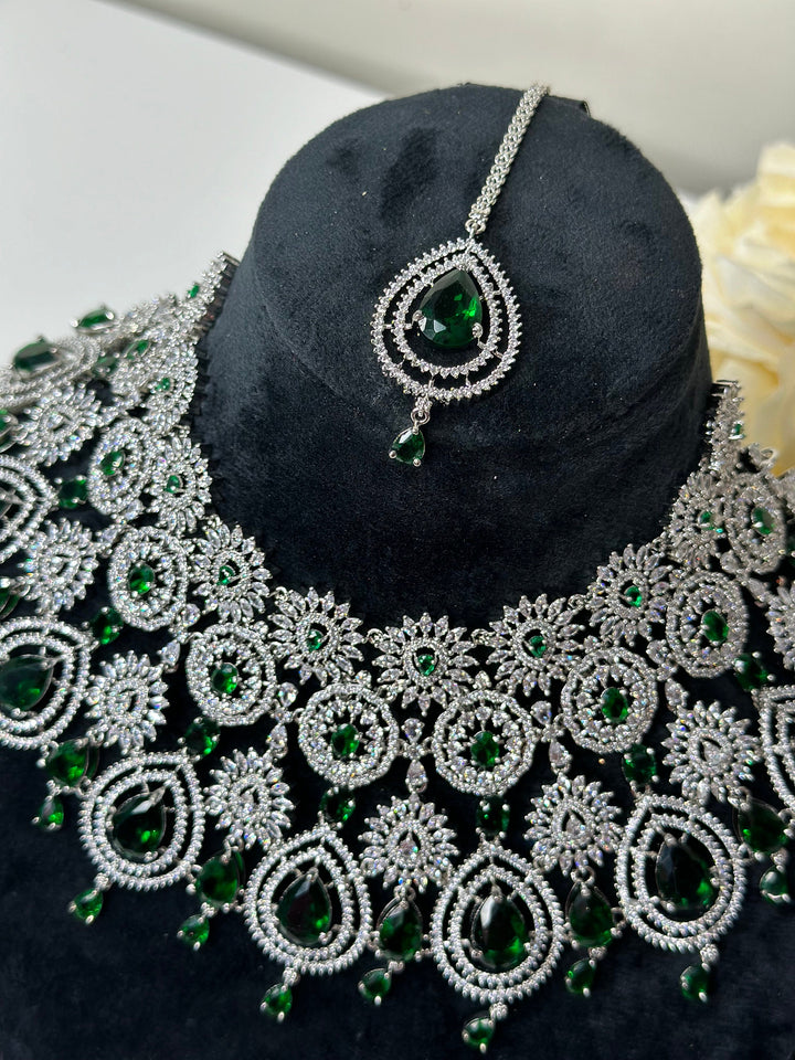 Zia CZ Necklace AD Set013