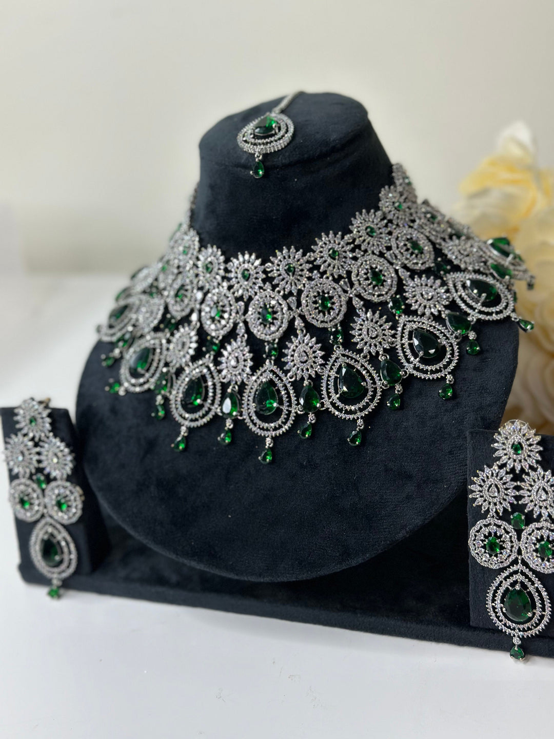 Zia CZ Necklace AD Set013