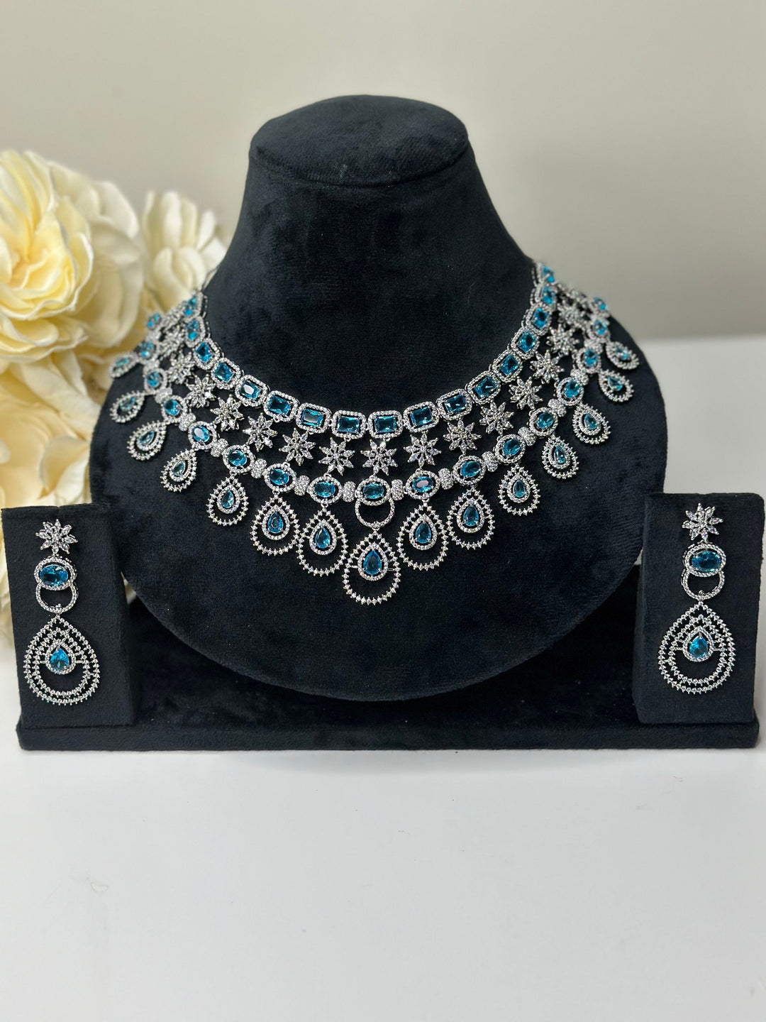 Ayla CZ Necklace AD Set016