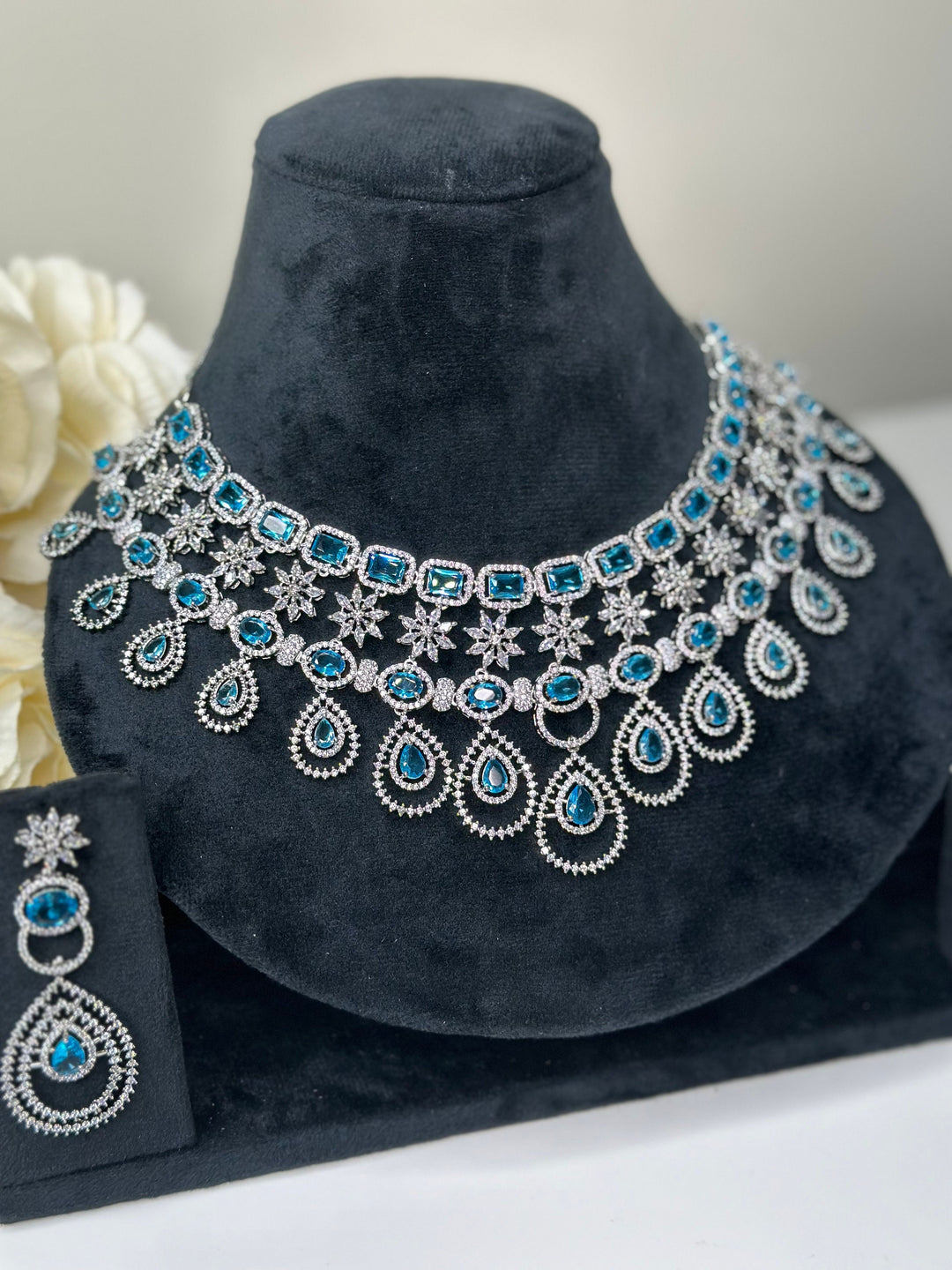 Ayla CZ Necklace AD Set016
