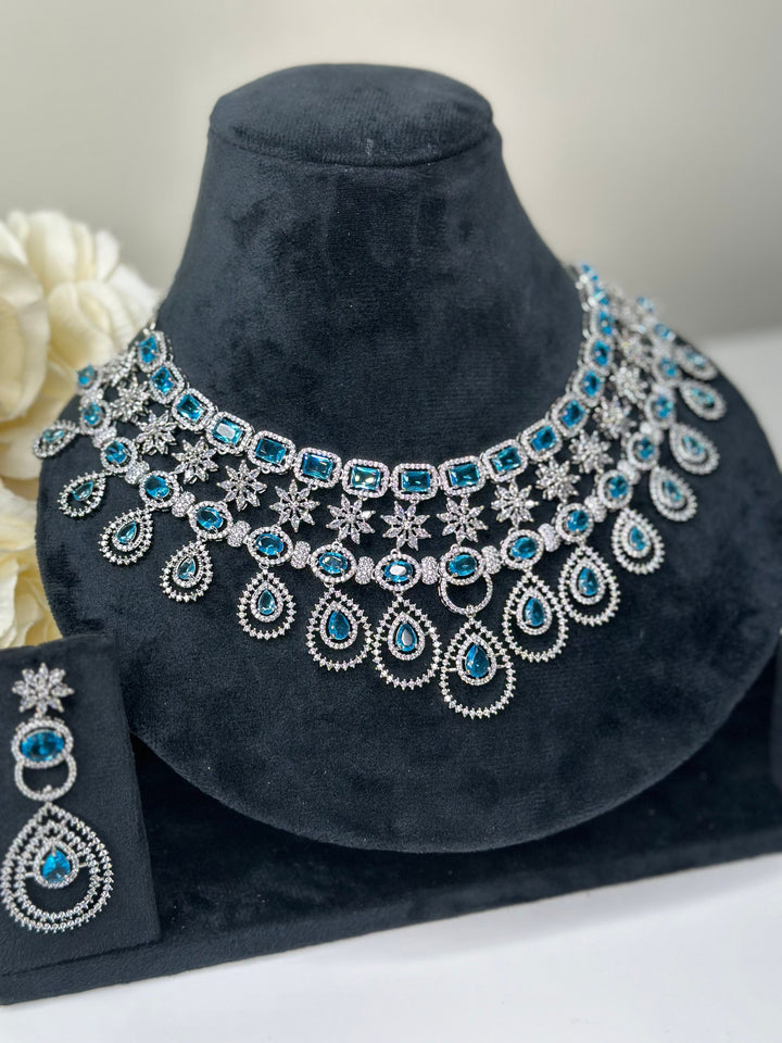Ayla CZ Necklace AD Set016