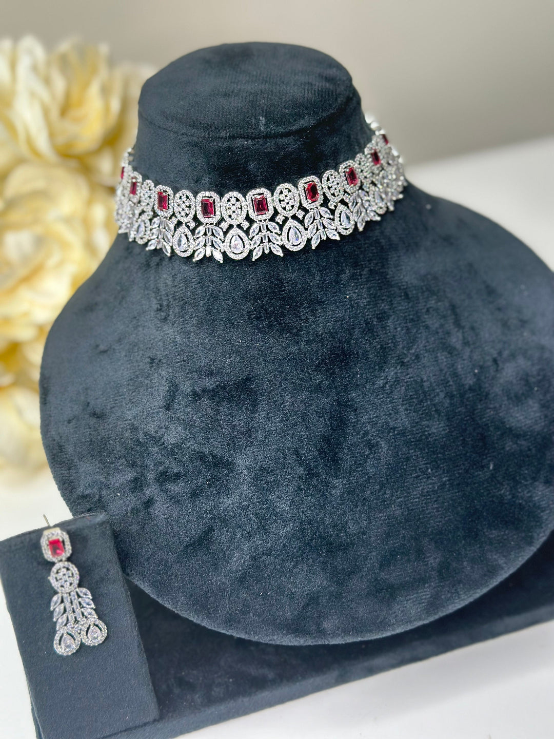 Ruth CZ Necklace ADset018