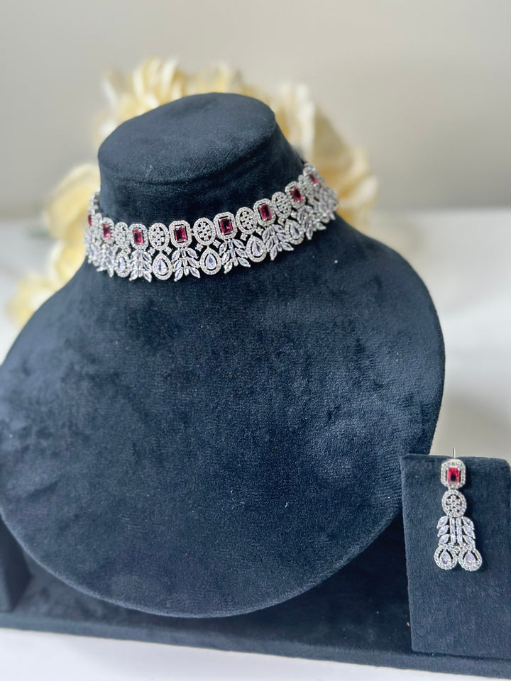Ruth CZ Necklace ADset018