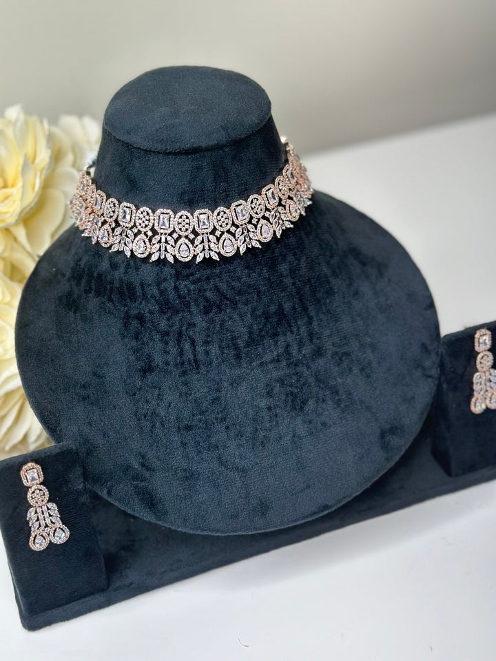 Ruth CZ Necklace AD Set018