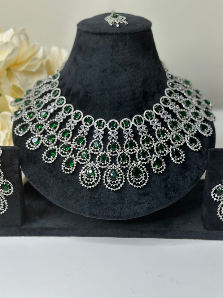 Sara CZ Necklace ADset019