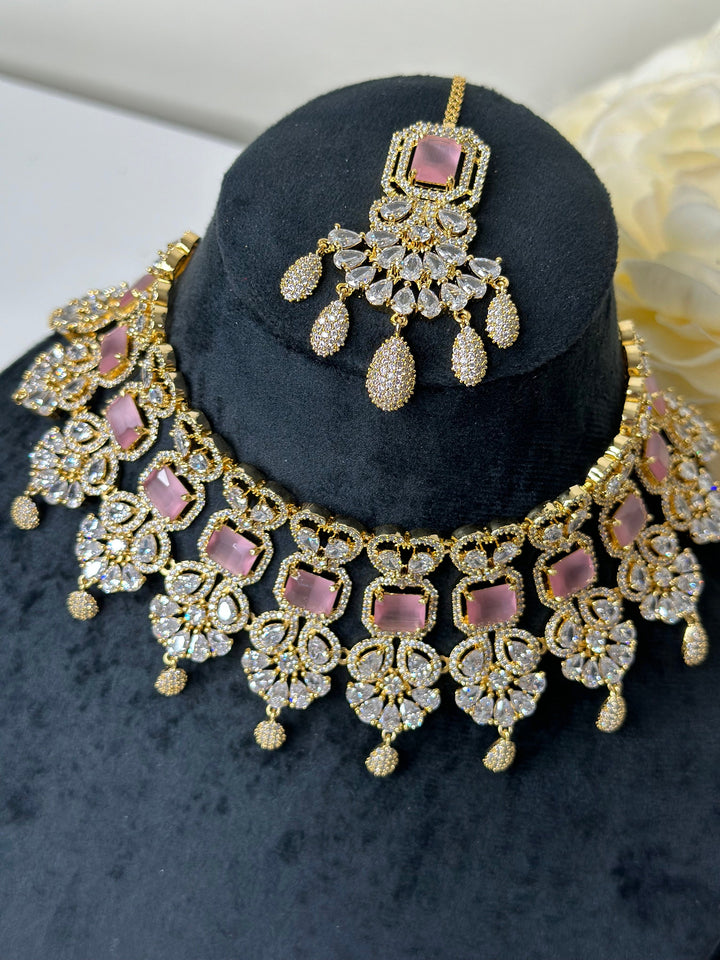 Isa CZ Necklace ADset011