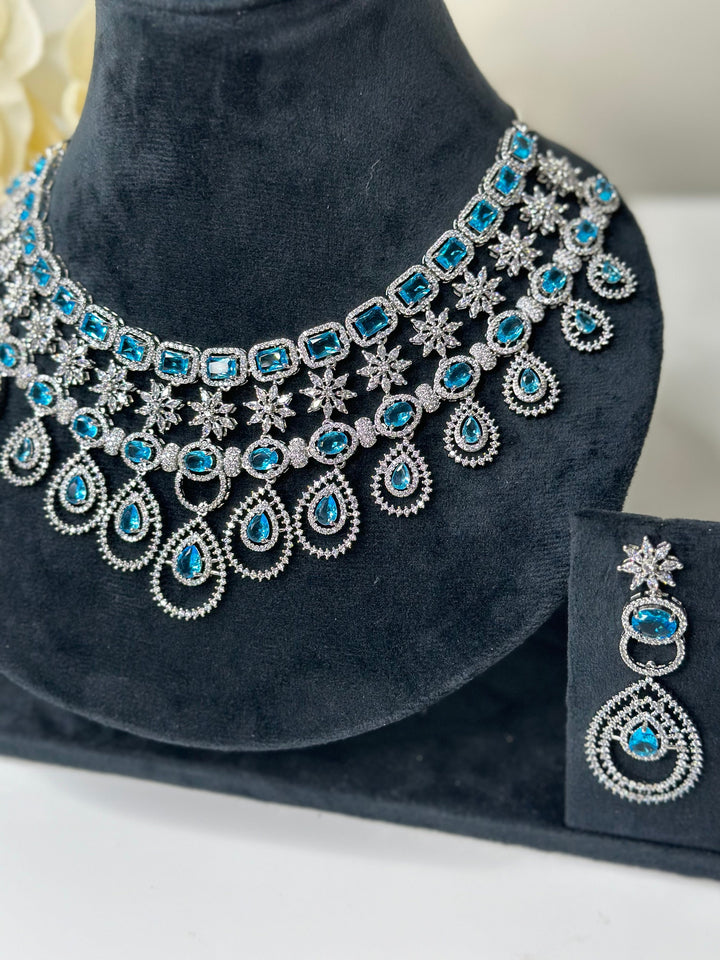 Ayla CZ Necklace AD Set016
