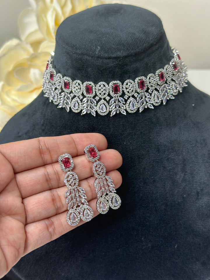 Ruth CZ Necklace ADset018