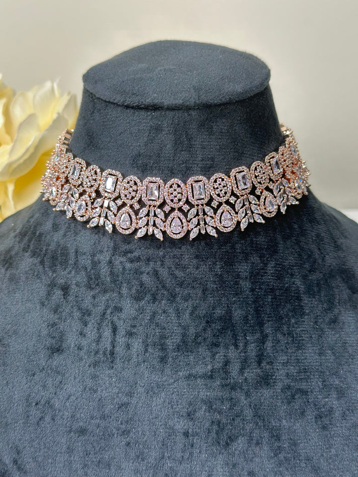 Ruth CZ Necklace AD Set018