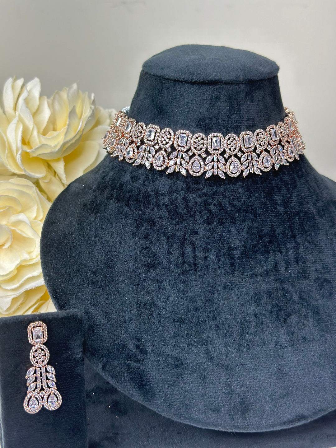 Ruth CZ Necklace AD Set018