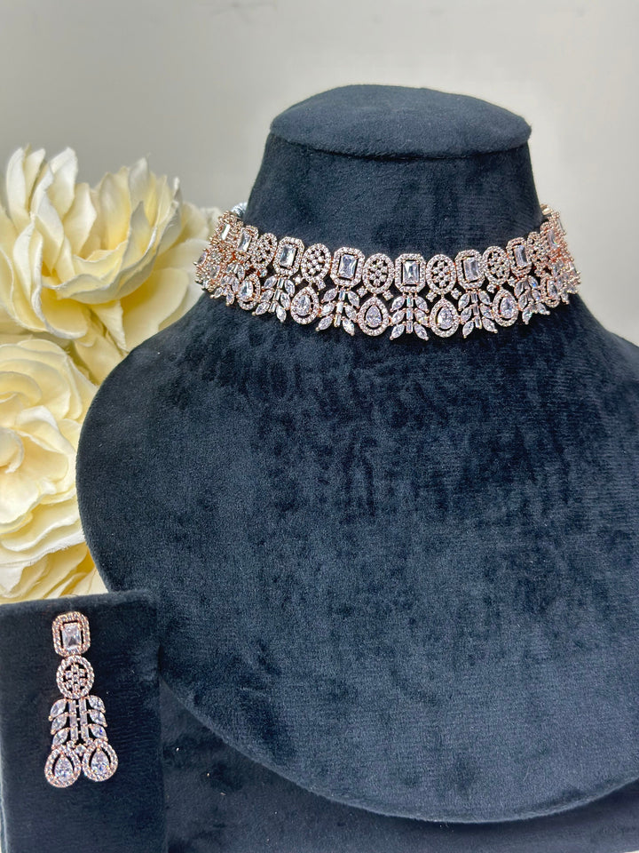Ruth CZ Necklace AD Set018